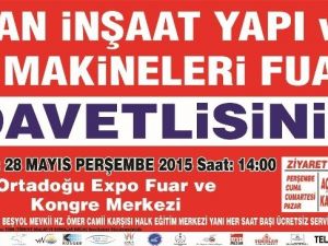 ’Van İnşaat Yapı Ve İş Makineleri Fuarı’ Açılışa Hazırlanıyor