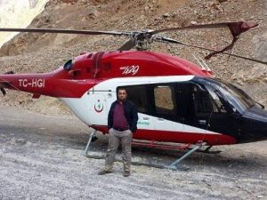 Helikopterin Karayoluna Acil İniş Yapması