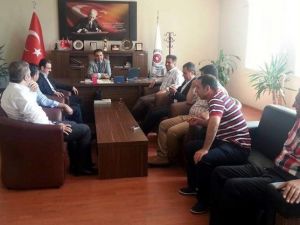 AK Parti Milletvekili Adayı Halil Fırat’tan Kahta Adliyesine Ziyaret