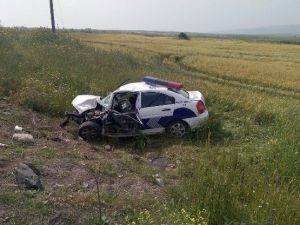 Trafik Kazası Geçiren Bir Polis Şehit Oldu