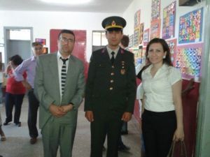 Pelitköy’de Okul Koridoru Sergi Salonu Gibi Oldu