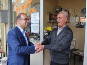 Özhan, Esnafı Ziyaret Etti