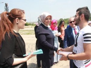 AK Parti Trabzon Milletvekili Adayı Ayşe Sula Köseoğlu, Seçim Çalışmalarını Ortahisar’da Sürdürdü