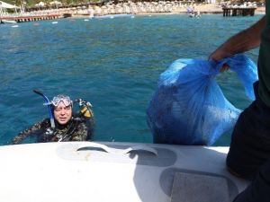 Bodrum’da Deniz Dibi Temiz Çıktı