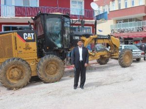 Konya Büyükşehir Belediyesi’nden Derbent’e Greyder Desteği