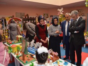 Anaokulu Öğrencilerinden Yıl Sonu Sergisi