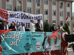 Saadet Partililer Mitingde Bir Araya Geldi