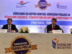 Esenler’in Tarihi Projesinin Protokolü İmzalandı