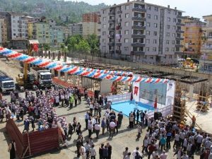 İmam Hatip Lisesi İçin Temel Atma Töreni Düzenlendi