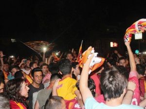 Tekirdağ’da Galatasaray’ın Şampiyonluk Kutlaması