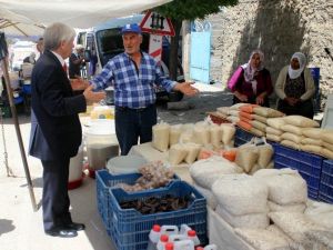 Milli İttifak Adayları Sarıoğlan Ve Akkışla’da Seçmenlerden Oy İstedi