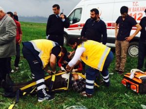 Pasinler’de Trafik Kazası: 1 Yaralı