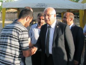 Milletvekili Erdoğan’dan, Araban’da Taziye Ziyareti