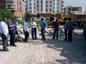 Sarıcaoğlu Yol Çalışmalarını İnceledi