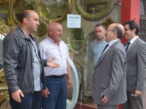 Başkan Gümrükçüoğlu Esnaf Ziyaretlerini Sürdürüyor