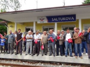 Saltukova’lı Vatandaşların Tren Protestosu