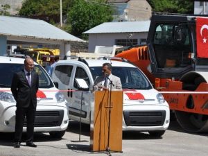 İl Özel İdaresine Alınan Araçlar Hizmete Başladı