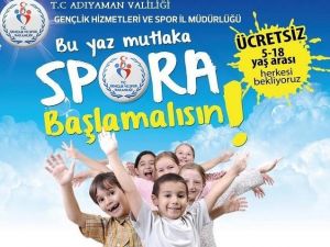 Yaz Spor Okulları Kayıtları Başladı