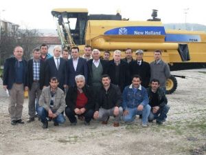 Biçerdöver Operatörleri Belgelerini Aldı