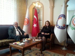 Filistin Büyükelçisi Alsarraj’dan Türkiye İş Dünyasına Ziyaret