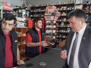 MHP Adayları Çimen Ve Hızarcı Sanayi Esnafının Sorunlarını Dinledi