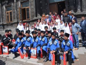 Minik Sporcular Başkan Karaçanta’yı Ziyaret Etti