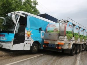 Şöforün Dikkati AK Parti Adayını Ölümden Döndürdü