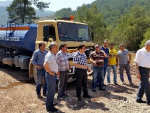 Adrasan Olimpos Arasındaki Yolda Asfalt Çalışmaları Başladı