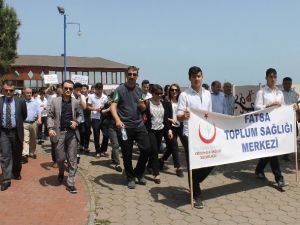Fatsa’da Sağlıklı Yaşam İçin Yürüdüler