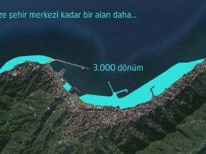 Rize’de Denizin Üzerinde Yeni Bir Şehir Kurulacak