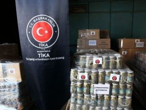 TİKA’dan Ukrayna’ya 20 Tonluk İnsani Yardım