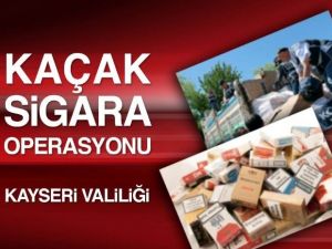 Kayseri’de Yılın İlk 5 Ayında 980 Bin Paket Kaçak Sigara Yakalandı