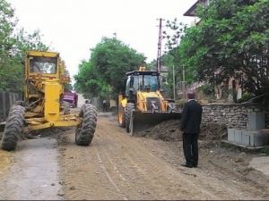 Ulus’ta Yol Onarım Çalışmaları Başladı