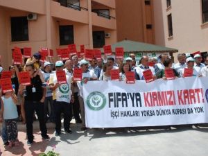 Tarım Orman İş’ten FİFA’ya Protesto