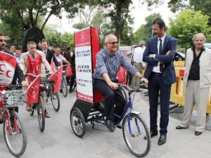 Mhp’li Adaydan Bisikletli Seçim Çalışması