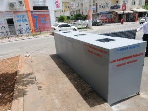 Yenişehir’de Çöp Konteynerlerine Çelik Kasa