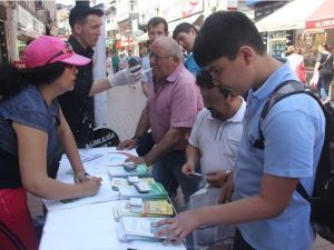 Halk Sağlığı’ndan Sigarayla Mücadele Standı