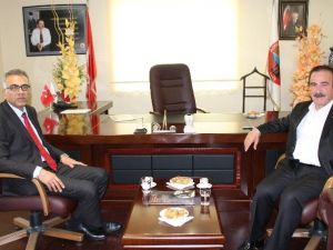 Erdoğan Öz’den Adıyaman Ticaret Borsası Başkanı Fırat’a Ziyaret
