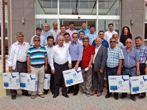 Başkan Türel, Demreli Muhtarlara Bilgisayar Hediye Etti