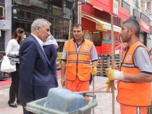 Şahin, Esnaf Ziyaretlerine Devam Ediyor