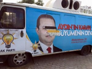 AK Parti Seçim Ofisi ve Araçlarına Saldırı