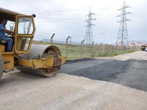 TOKİ Yolunda Yama Çalışmaları Devam Ediyor