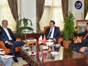 İran Büyükelçisi Bikdeli, Rektör Gökbel’i Ziyaret Etti