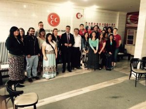 Amerikalı Öğrencilerden Kamil Aydın’a Ziyaret