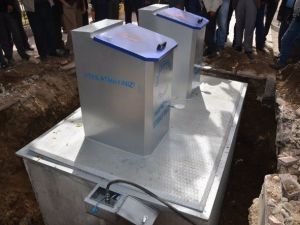 Erciş’te Çöp Konteynırları Yeraltına Alındı