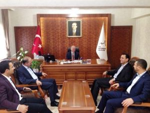 AK Parti Milletvekili Adayları Vali Ceylan’ı Ziyaret Etti
