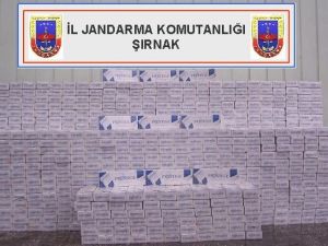 Şırnak’ta 17 Bin 774 Paket Kaçak Sigara Ele Geçirildi