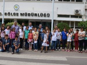 DSİ Bölge Müdürü Özgür, Aksu Alaylı Ortaokulu Öğrencilerini Ağırladı