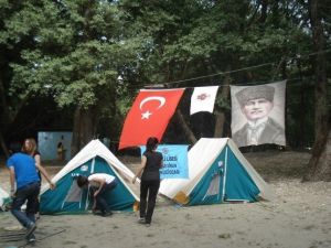 Nazilli Lisesi İzcilerinden Hafta Sonu Kampı