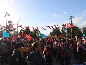 Erzurum’da MHP Mitinginin Ardından Gergin Anlar Yaşandı